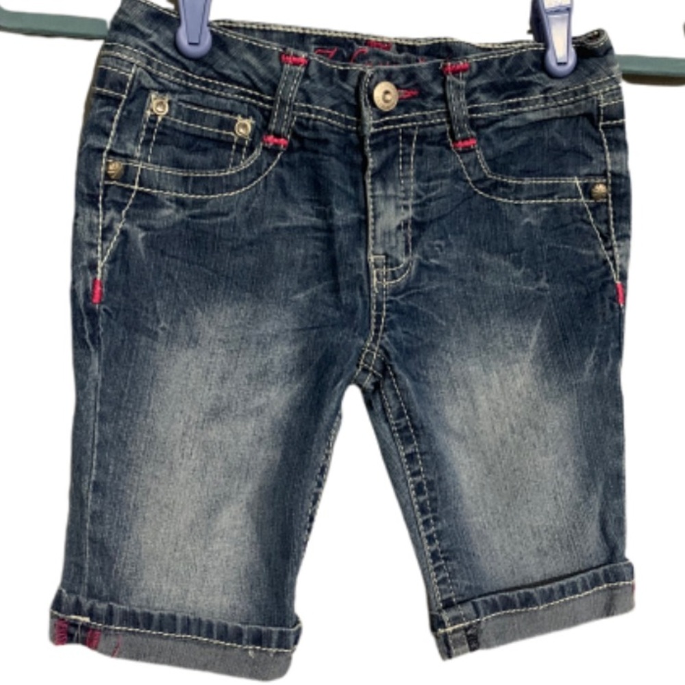 Z. Cavaricci 7 Bermuda embroidered denim shorts